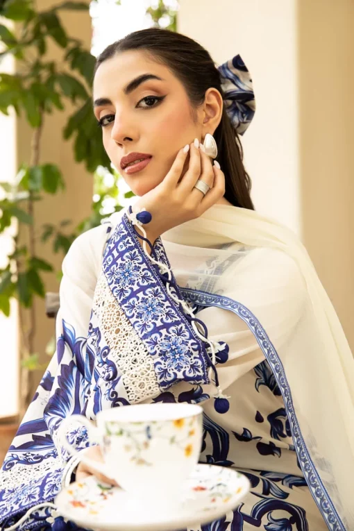 MBasics Eid Lawn 2025 | MB-CUS25-904A - Image 4