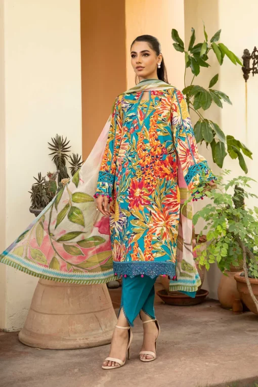 MBasics Eid Lawn 2025 | MB-CUS25-903A - Image 4
