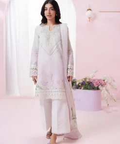 Qalamkar QPrints Embroidered Lawn 2025 | EM-01A