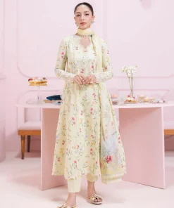 Qalamkar QPrints Embroidered Lawn 2025 | EM-04B