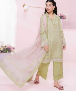 Qalamkar QPrints Embroidered Lawn 2025 | EM-07A