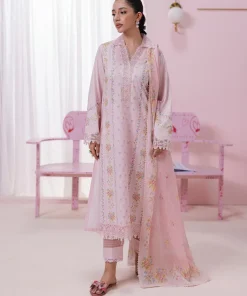 Qalamkar QPrints Embroidered Lawn 2025 | EM-07B