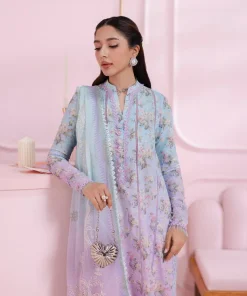 Qalamkar QPrints Embroidered Lawn 2025 | EM-08B