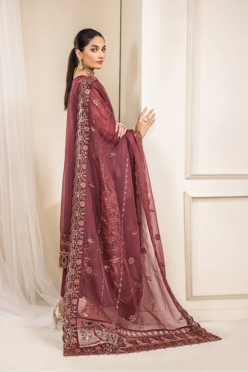 Farasha Luxe Atelier Embroidered Collection | Ruby - Image 2