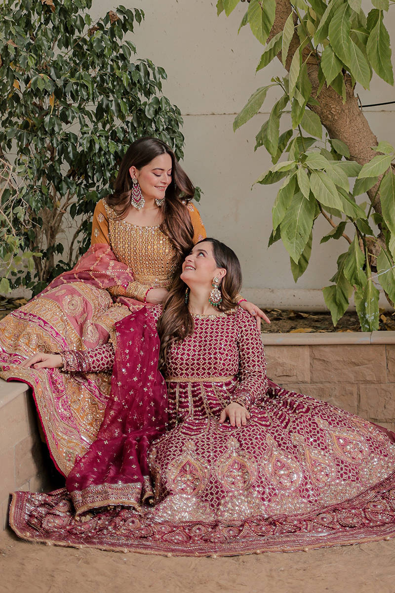 Zarlish By  Mohsin Naveed Ranjha Vol 5 Wedding`24 | ZWU-34-1 Minal Khan in Meher - Image 3