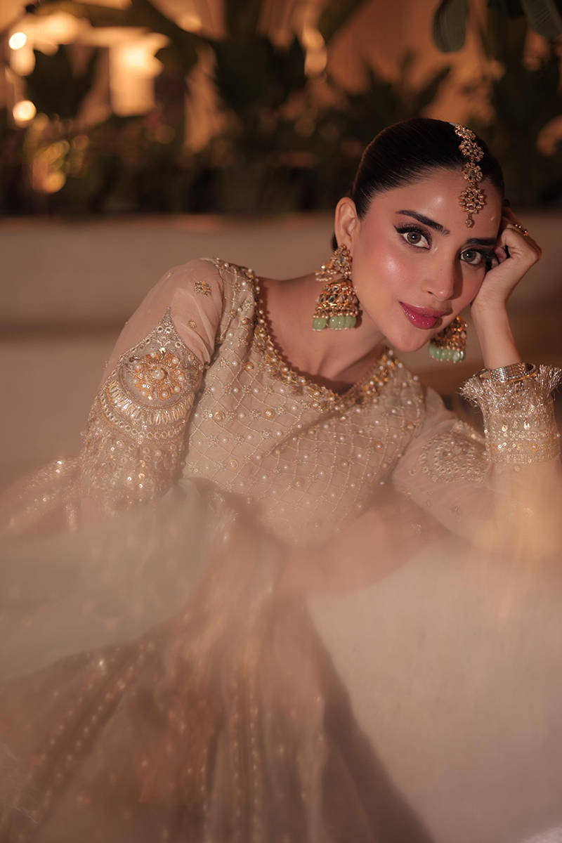 Zarlish By  Mohsin Naveed Ranjha Vol 5 Wedding`24 | ZWU-24-36-1 Saboor Aly in Shabnami - Image 4