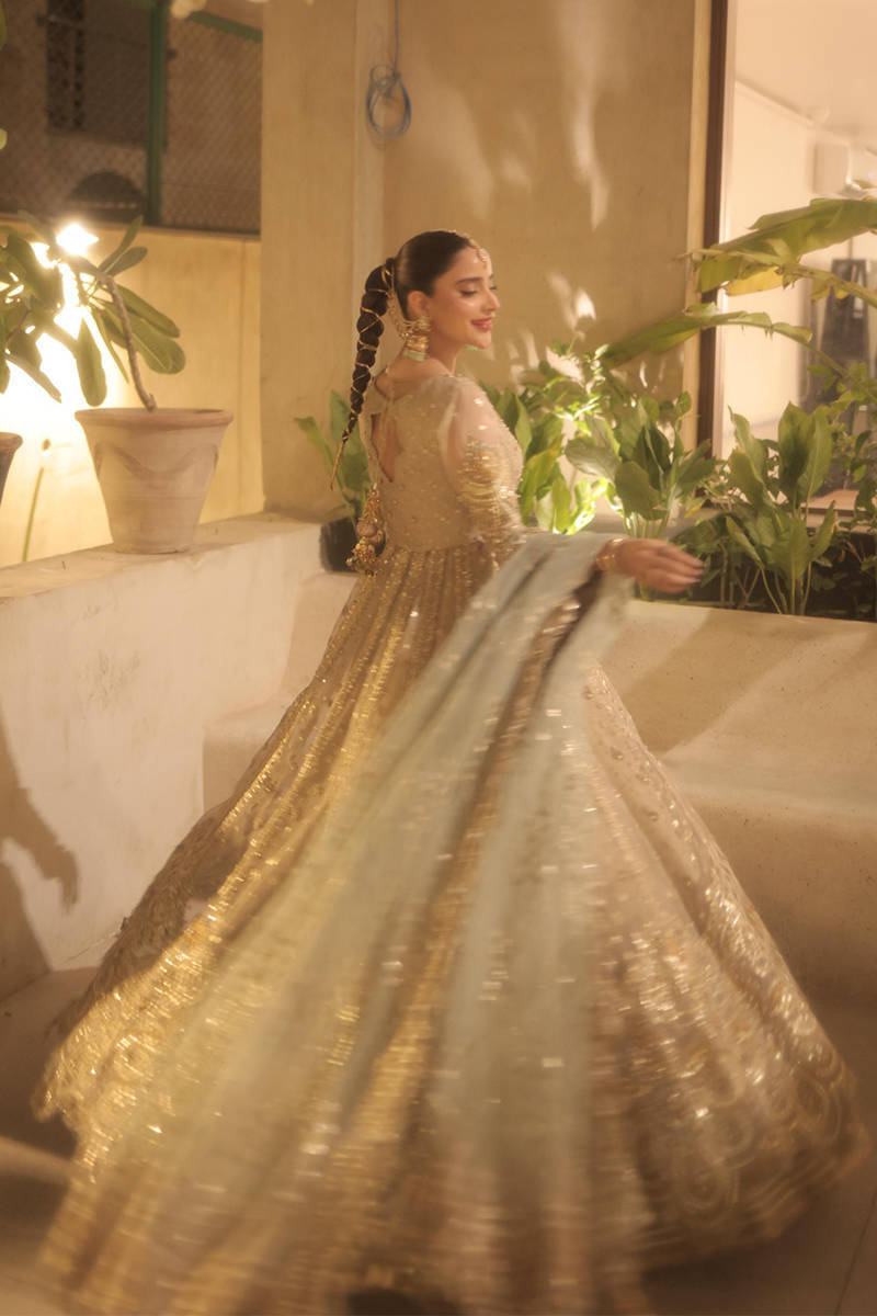 Zarlish By  Mohsin Naveed Ranjha Vol 5 Wedding`24 | ZWU-24-36-1 Saboor Aly in Shabnami - Image 3