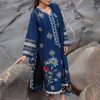 Crimson Luxury Lawn 2024 | Sarfaraz | Into The Wild - Midnight Blue
