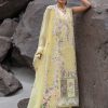Crimson Luxury Lawn 2024 | Sarfaraz | Believe In Her - Topaz Yellow