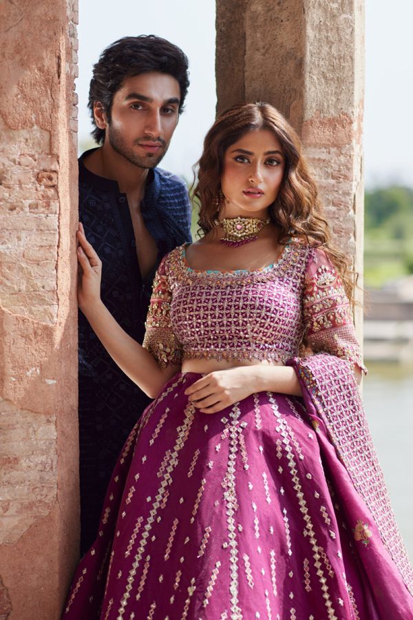 Qalamkar Shadmani Formals | Sajal Ali | SH-04 - Image 6