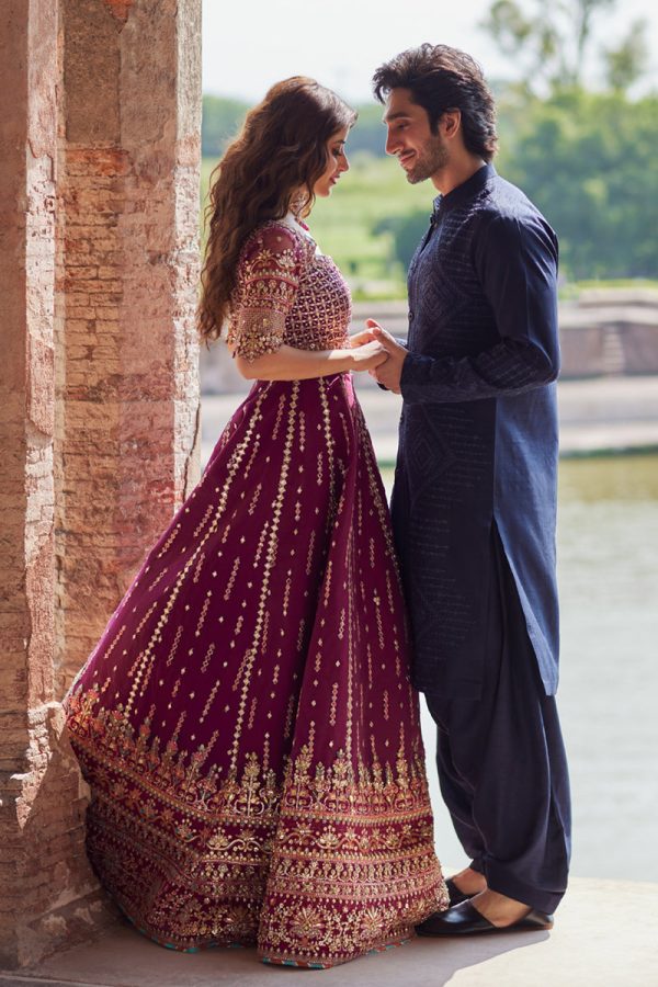 Qalamkar Shadmani Formals | Sajal Ali | SH-04 - Image 4