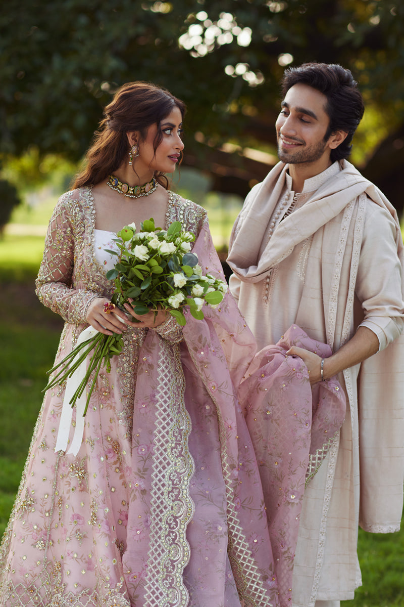 Qalamkar Shadmani Formals | Sajal Ali | SH-08 - Image 3