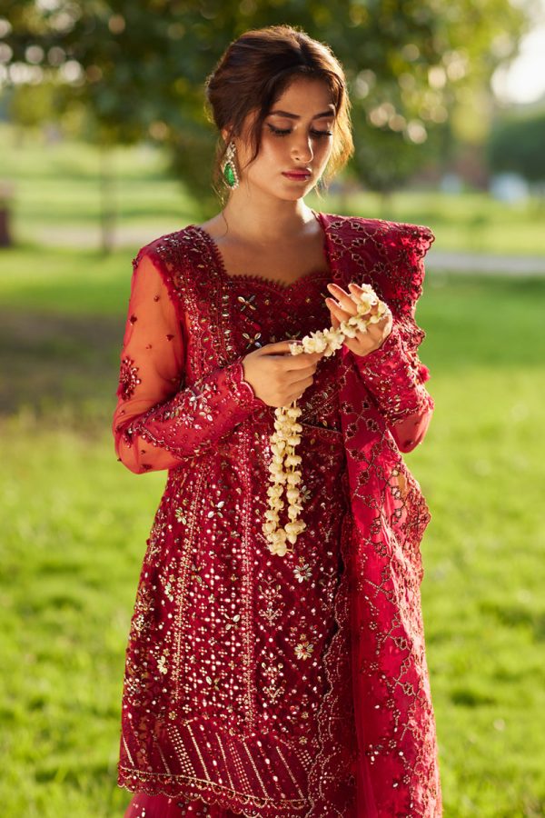 Qalamkar Shadmani Formals | Sajal Ali | SH-07 - Image 4