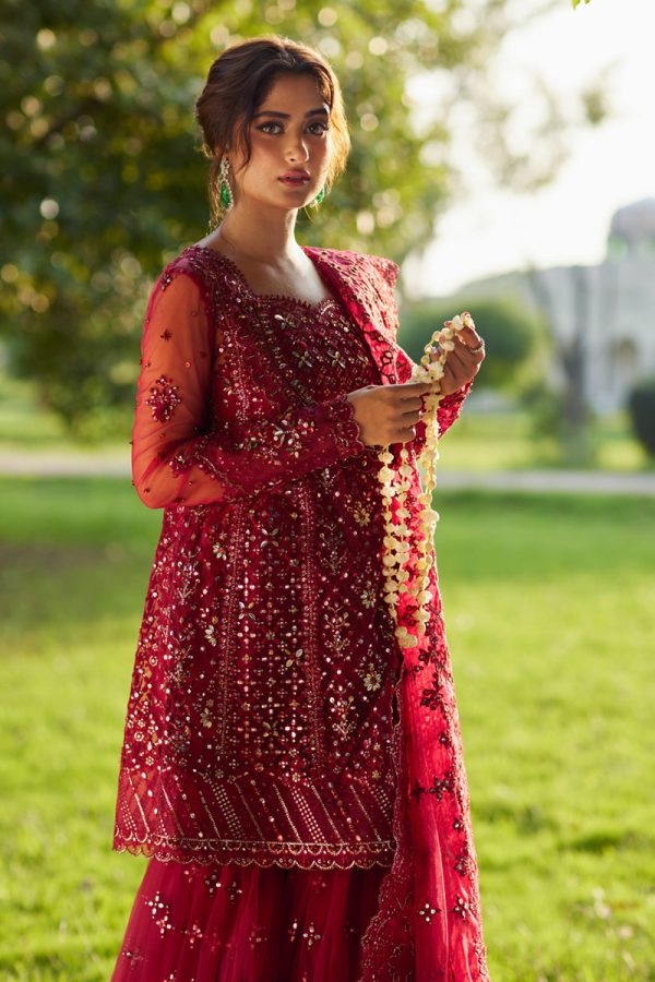 Qalamkar Shadmani Formals | Sajal Ali | SH-07 - Image 3