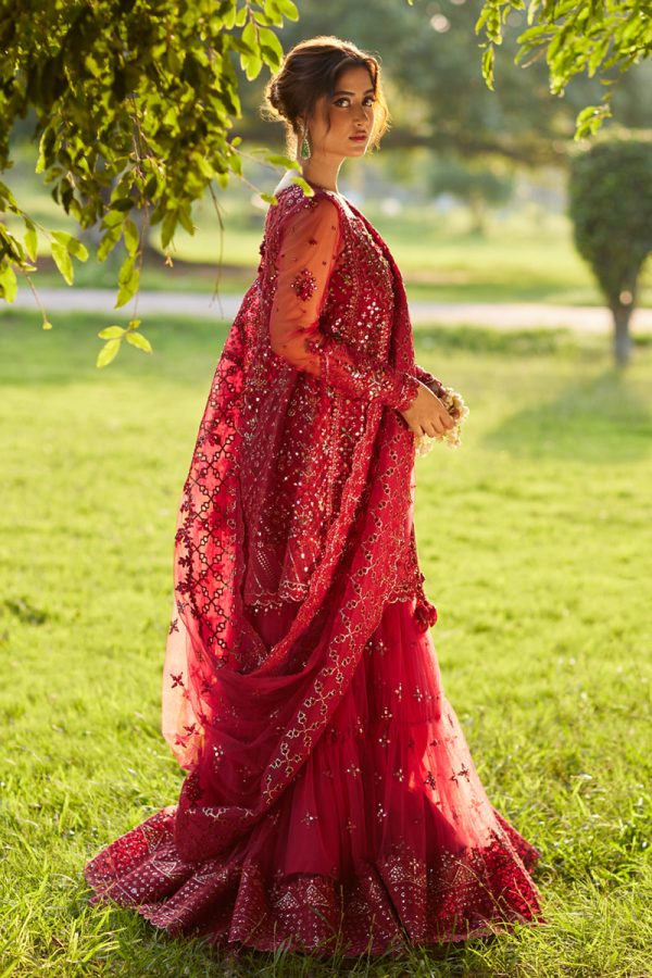 Qalamkar Shadmani Formals | Sajal Ali | SH-07 - Image 5