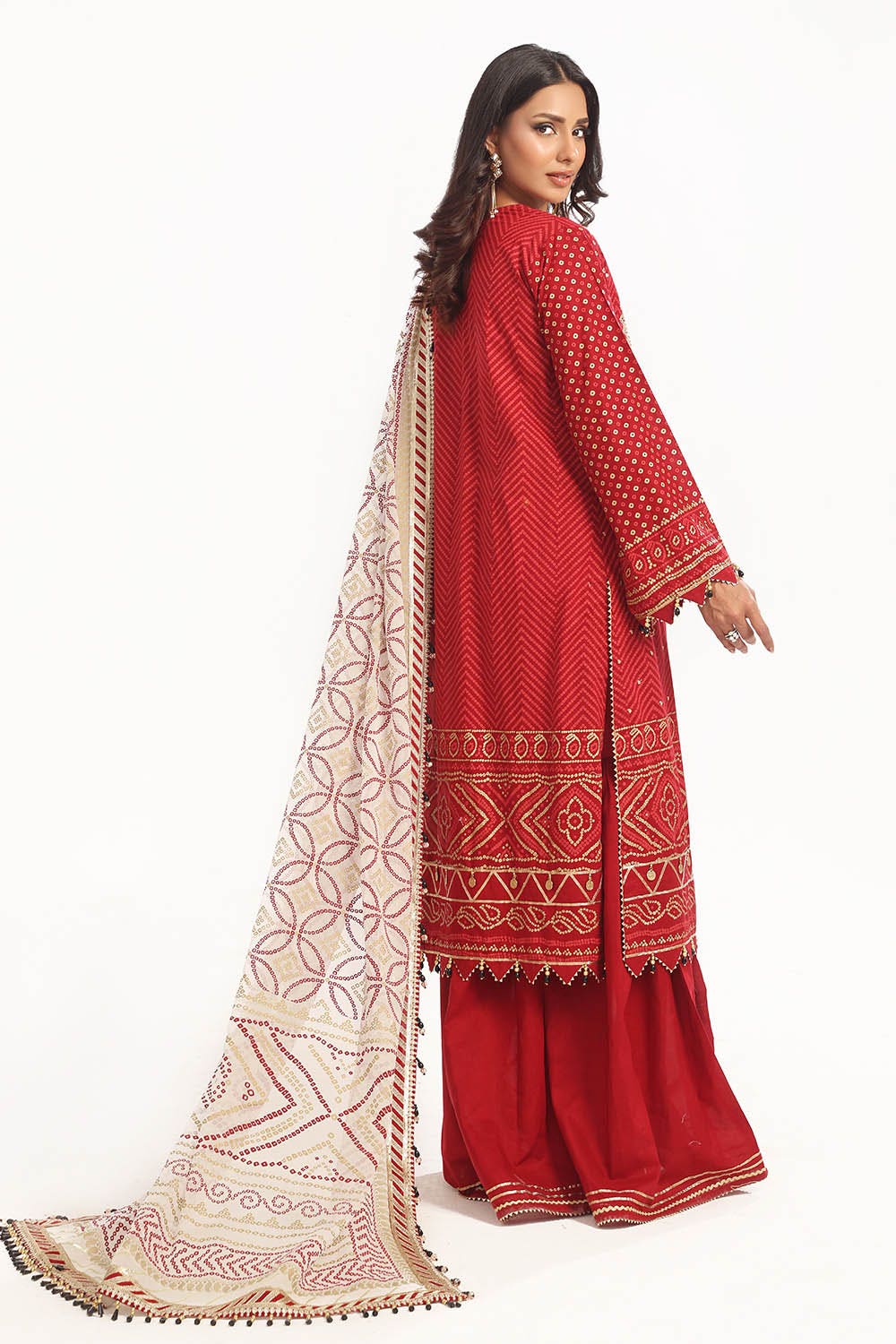 Gul Ahmed Chunri Collection 2025 | BM-52022 - Image 4