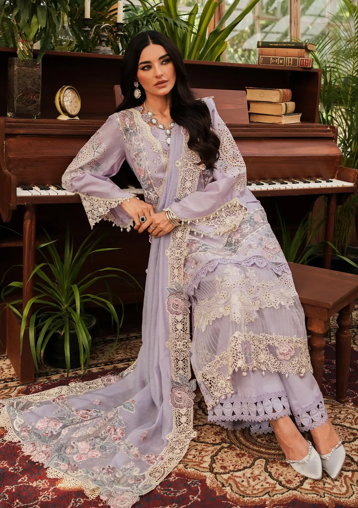 Kahf Luxury Lawn 2024 | KLE-01B - Image 4