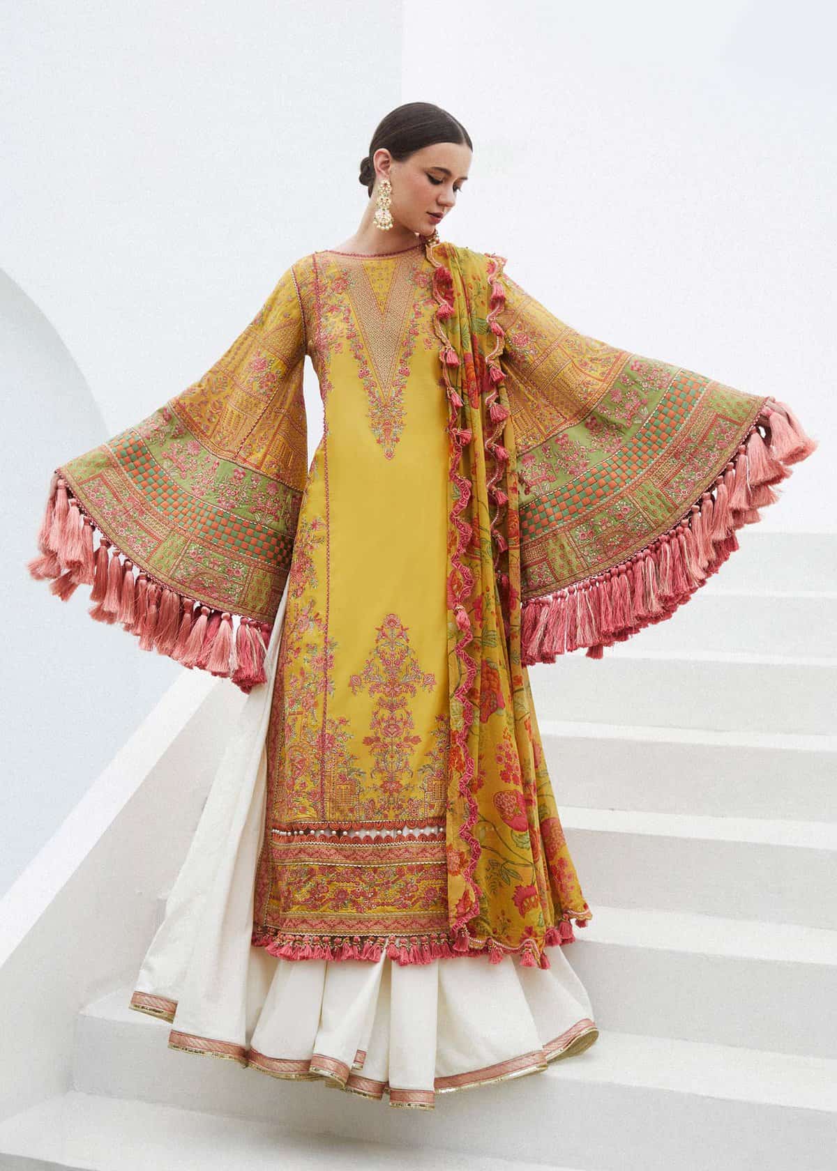 Hussain Rehar Luxury Lawn 2024 | EUPHORIA - Image 5