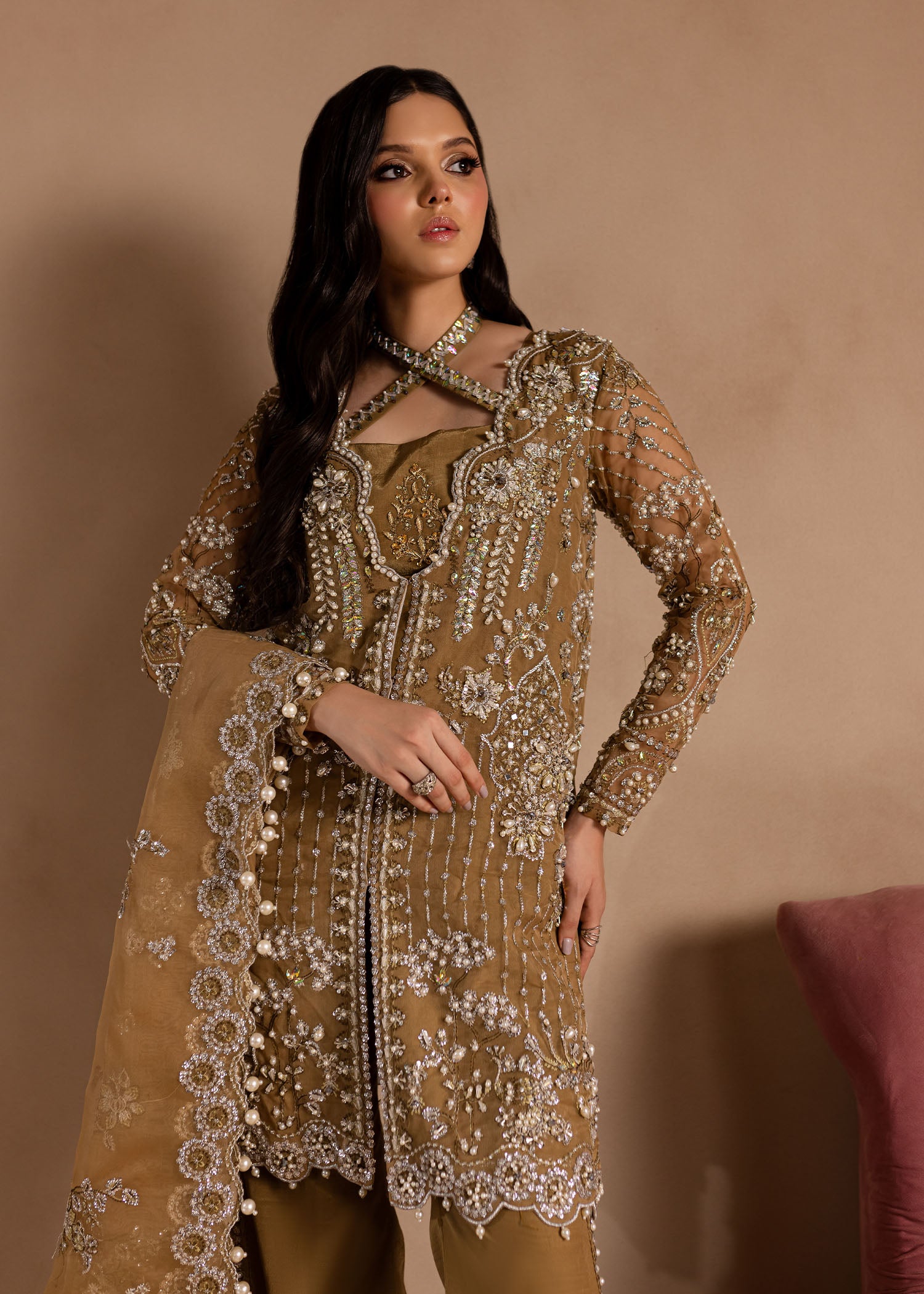 Lamhay Wedding Formals by Maria Osama Khan | Sabahat - Image 3