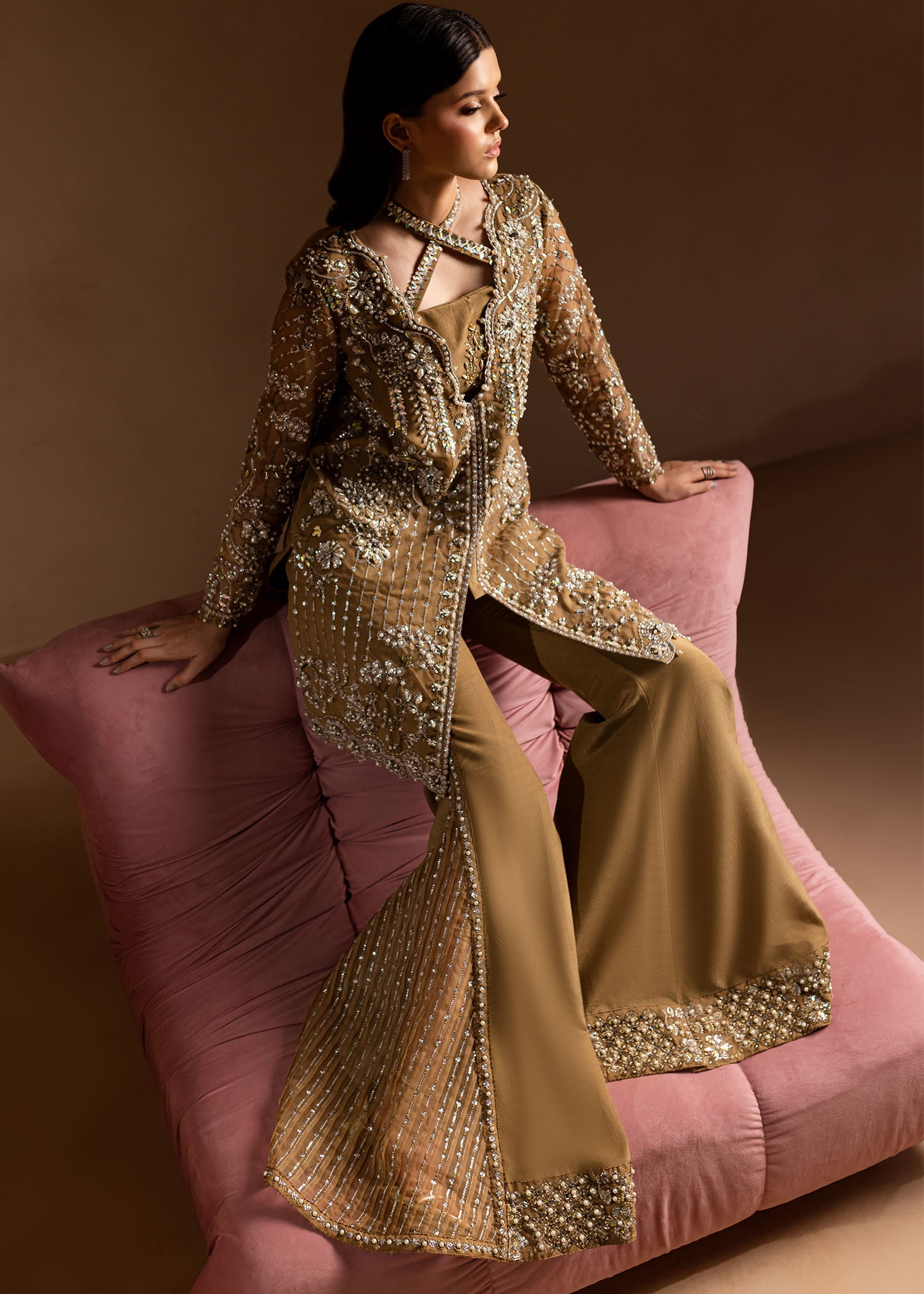 Lamhay Wedding Formals by Maria Osama Khan | Sabahat - Image 4