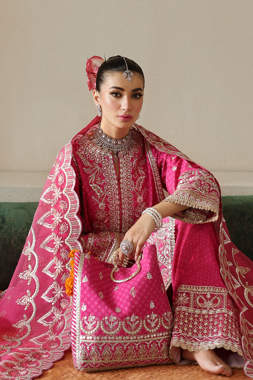Shehnai by Afrozeh Unstitched Wedding Formal Collection   | AFS-24-06 - Image 3