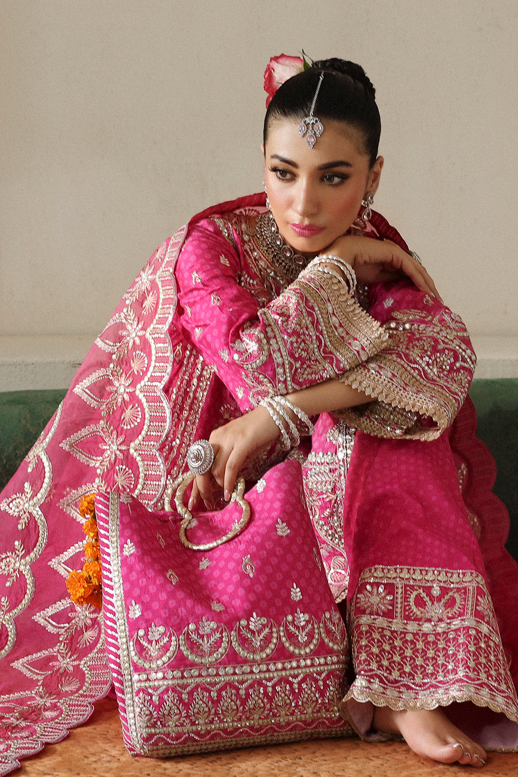 Shehnai by Afrozeh Unstitched Wedding Formal Collection   | AFS-24-06 - Image 5
