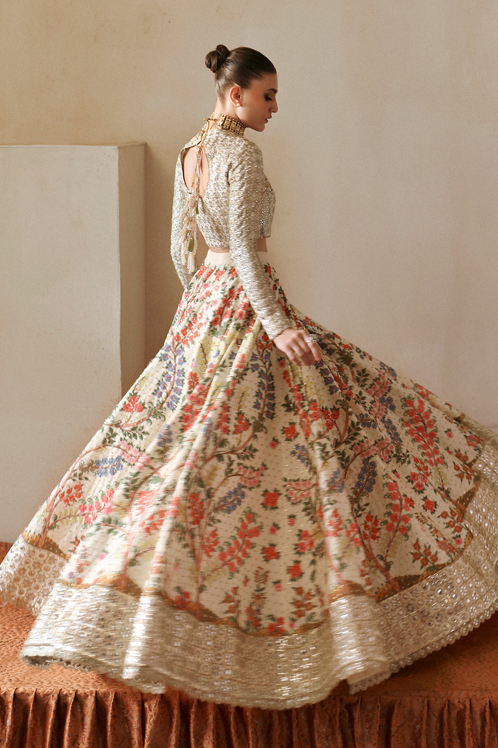 Shehnai by Afrozeh Unstitched Wedding Formal Collection   | AFS-24-09 - Image 3