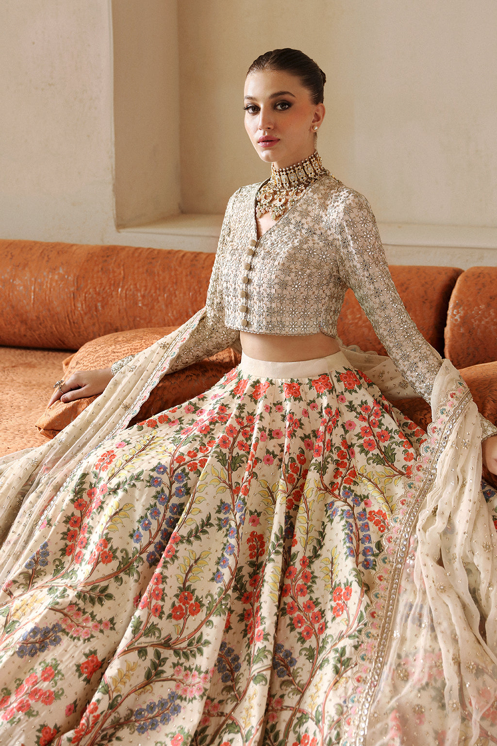 Shehnai by Afrozeh Unstitched Wedding Formal Collection   | AFS-24-09 - Image 7
