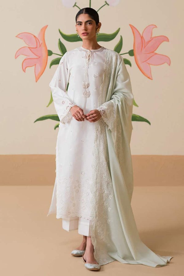 Chikankari Lawn by Cross Stitch 2024 | Vol 2 | FLORAL SERENITY