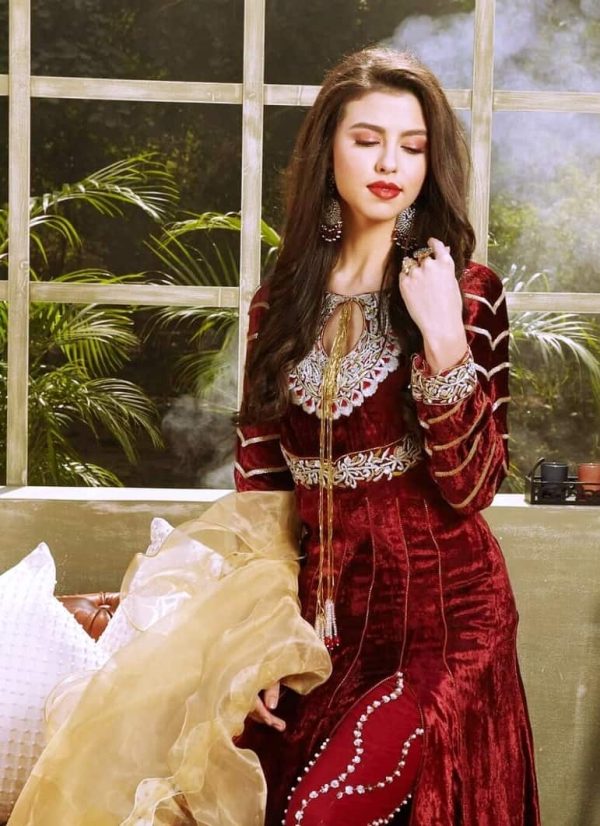 Zara Hayaat Festive Collection  - ROSE WOOD 20 W7 - Image 3