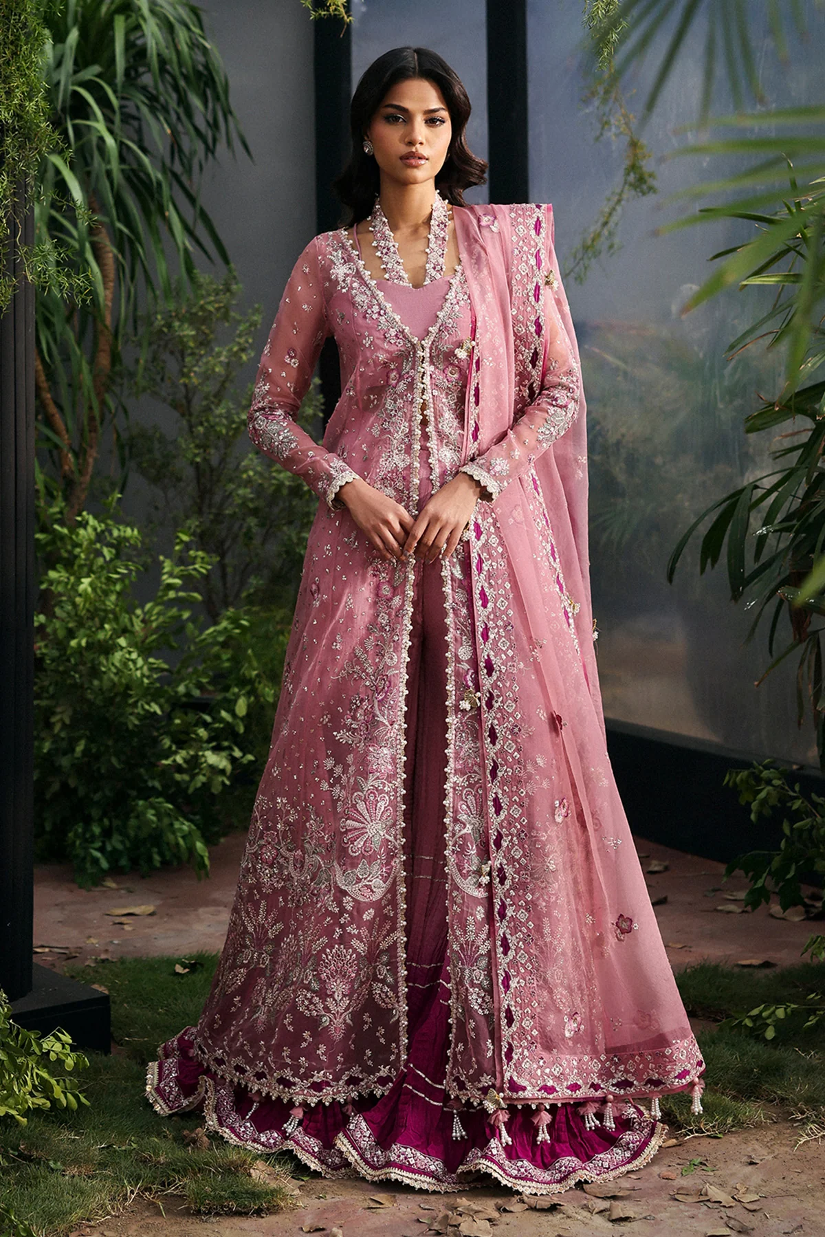 Afrozeh La Fuchsia '25 Party Collection | Seraira