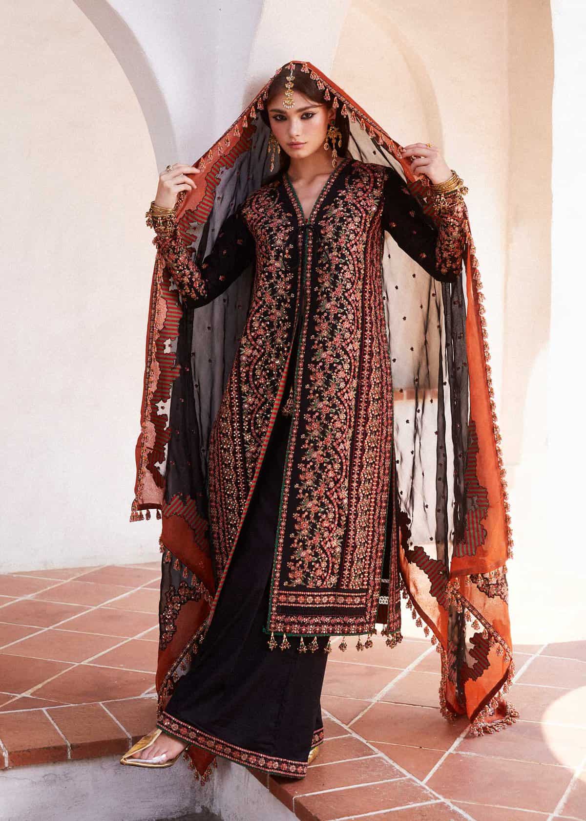 Hussain Rehar Luxury Lawn 2024 | SIFOUNA - Image 6