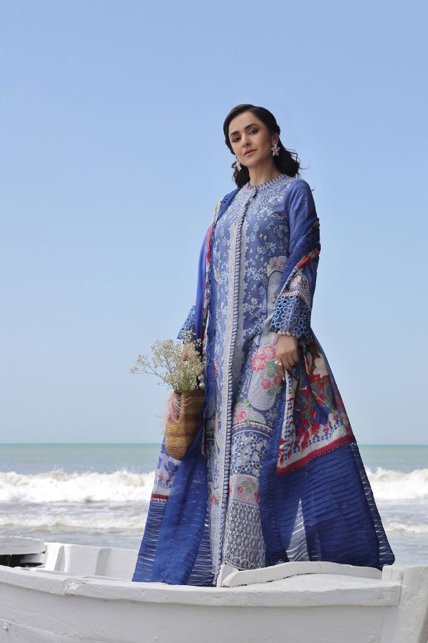 Maryam Hussain Luxury Lawn 24 | AYRA - Image 4