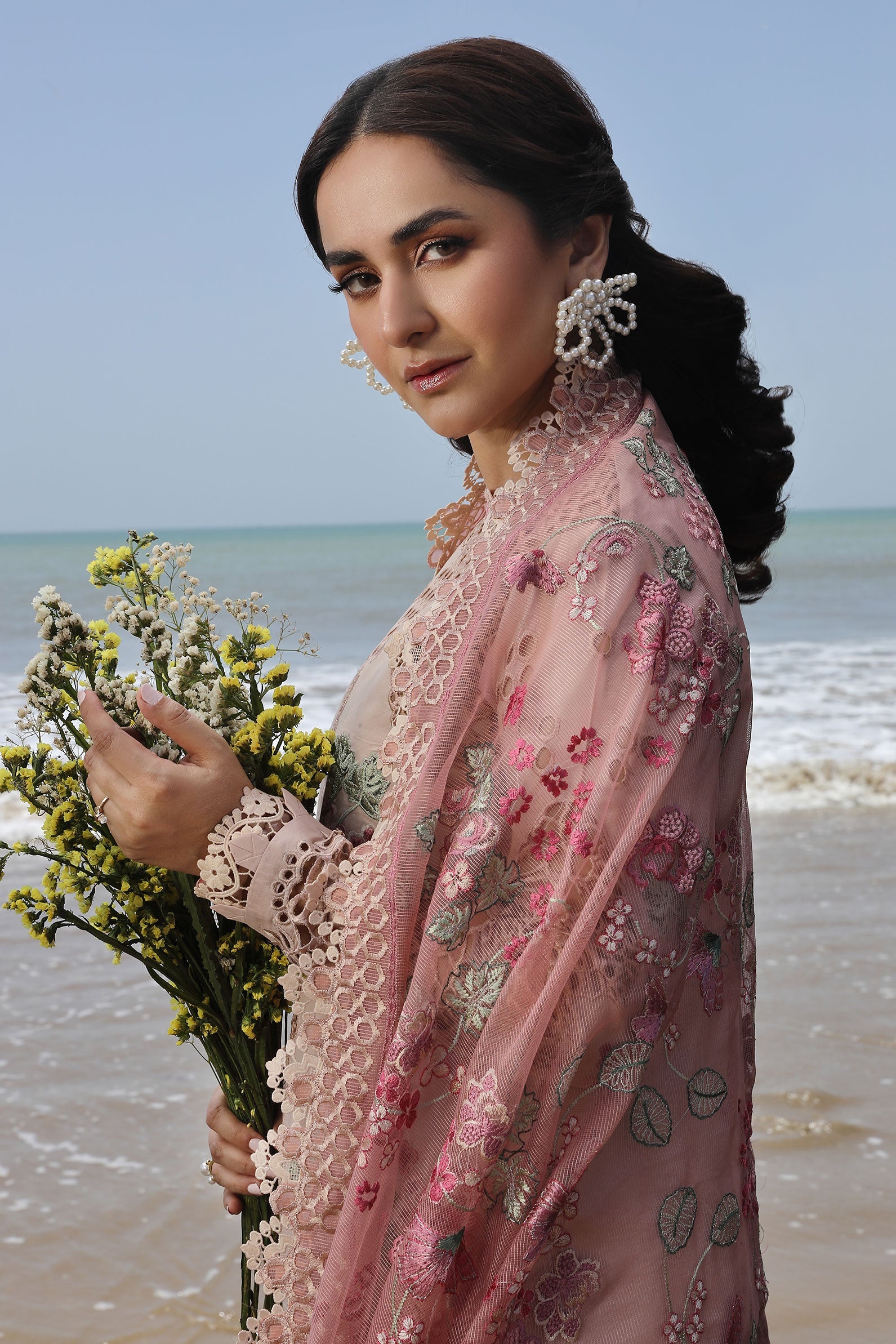 Maryam Hussain Luxury Lawn 24 | MAYA - Image 3