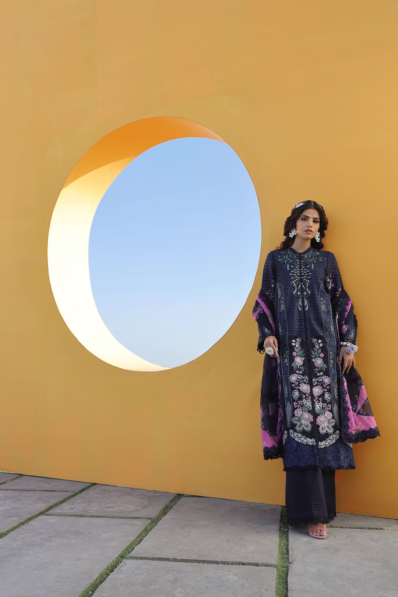 Maryam Hussain Luxury Lawn 24 | ZOYA - Image 6