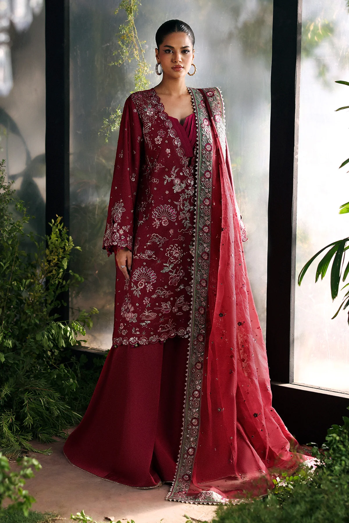 Afrozeh La Fuchsia '25 Party Collection | Yalira