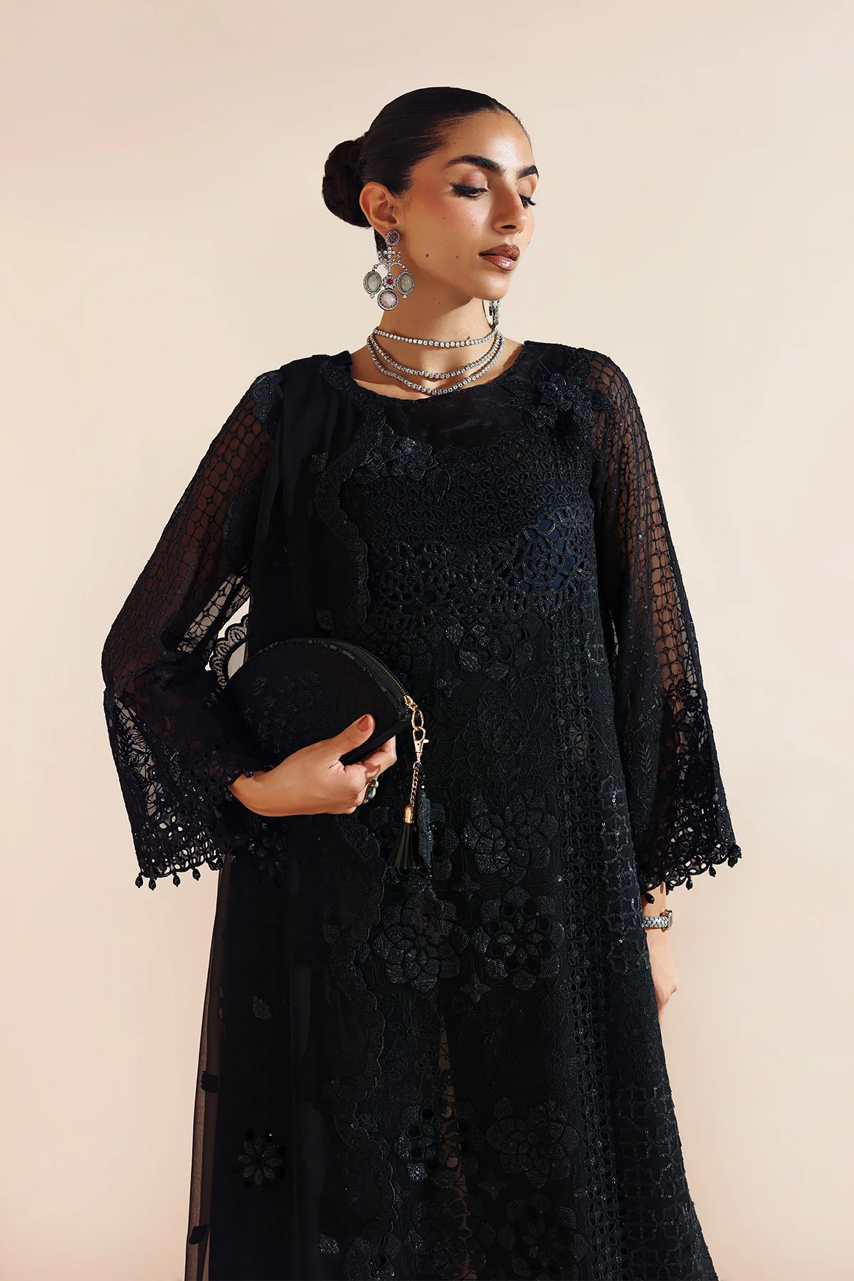 Alizeh Aymal Luxury Vol 2 -AF-BCH-2201-RIKA BLACK - Image 4