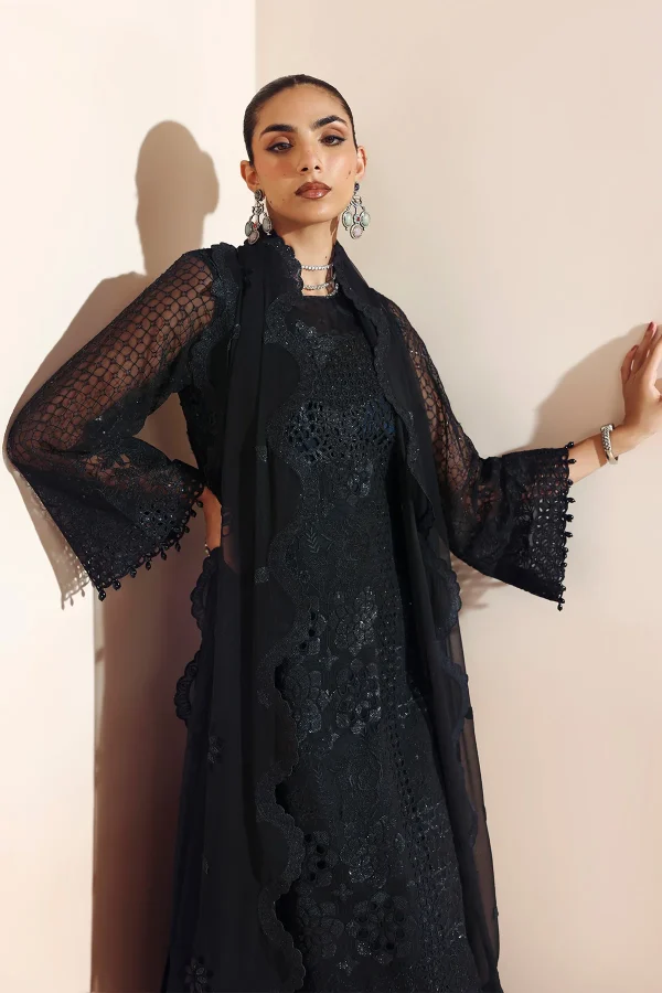 Alizeh Aymal Luxury Vol 2 -AF-BCH-2201-RIKA BLACK - Image 2