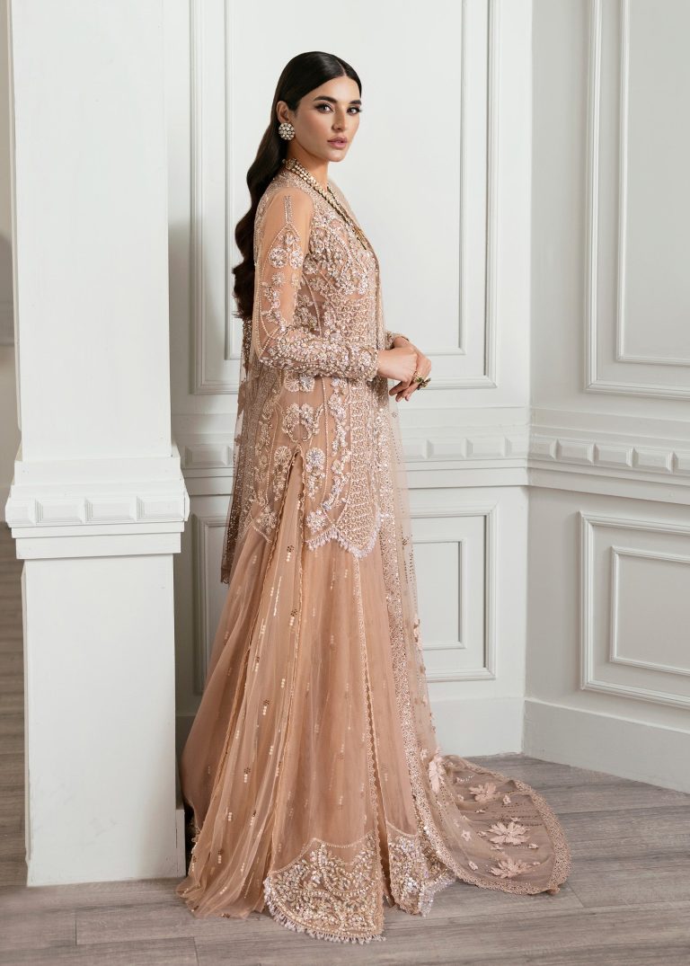 Crimson X Saira Shakira Unstitched Wedding Collection   | CW24-D5 - Image 5