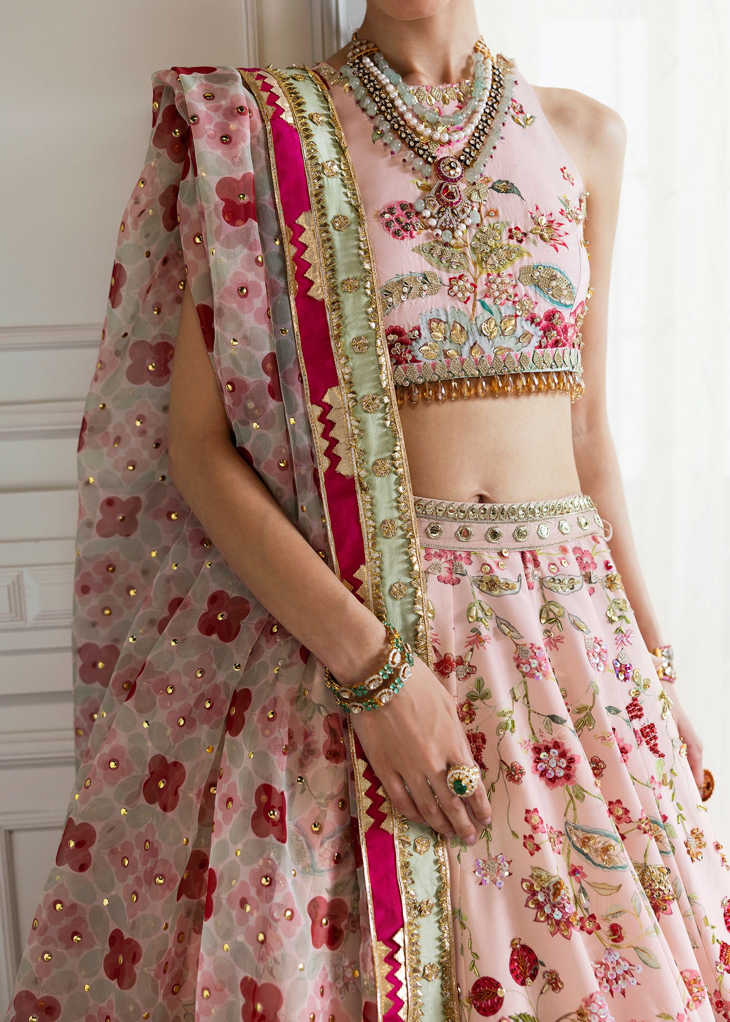Crimson X Saira Shakira Unstitched Wedding Collection   | CW24-D8 - Image 6