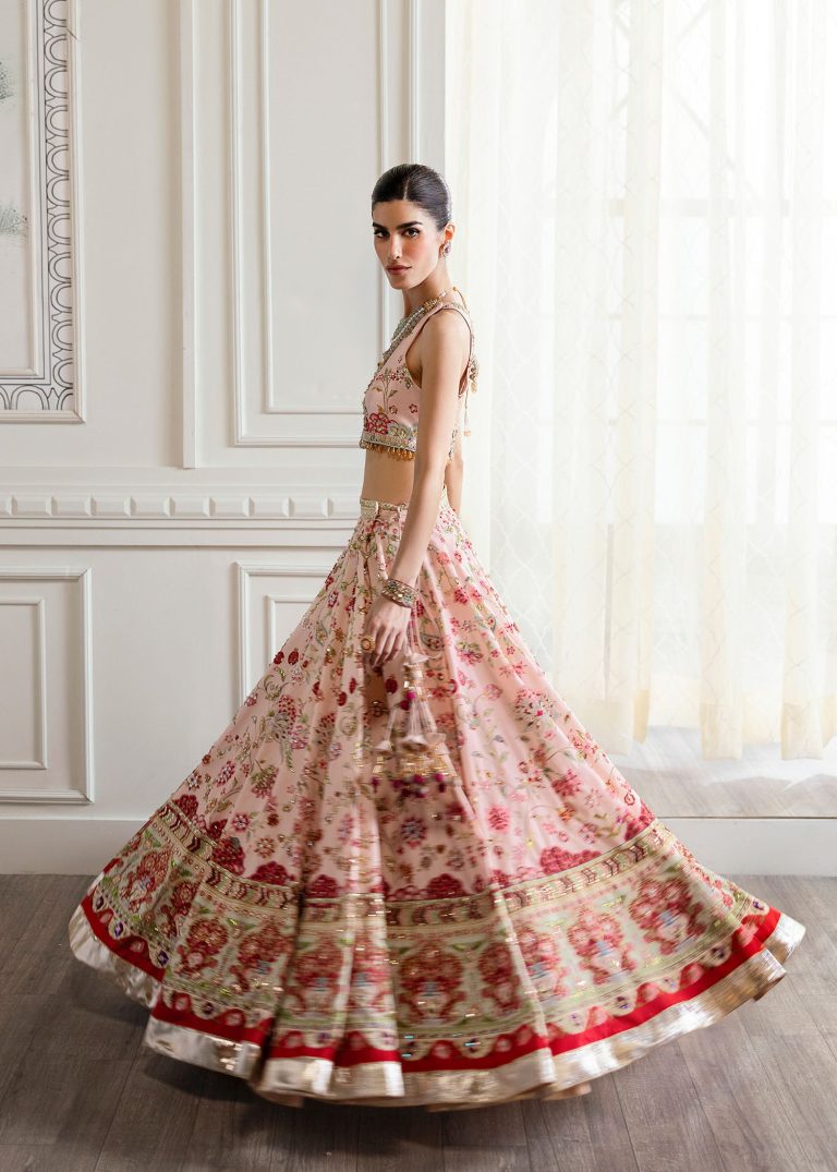 Crimson X Saira Shakira Unstitched Wedding Collection   | CW24-D8 - Image 4