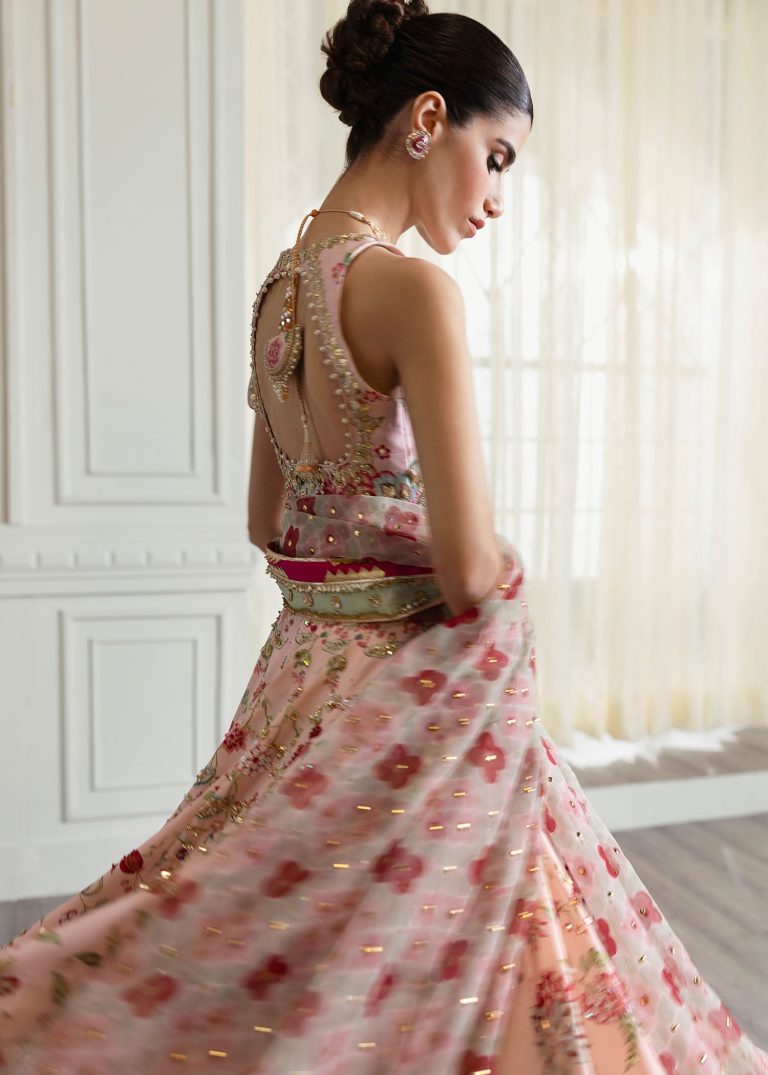 Crimson X Saira Shakira Unstitched Wedding Collection   | CW24-D8 - Image 2