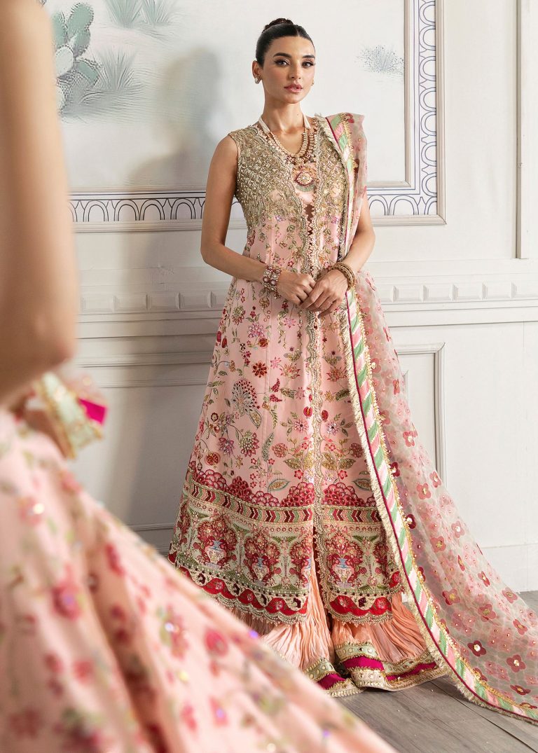Crimson X Saira Shakira Unstitched Wedding Collection   | CW24-D6 - Image 7