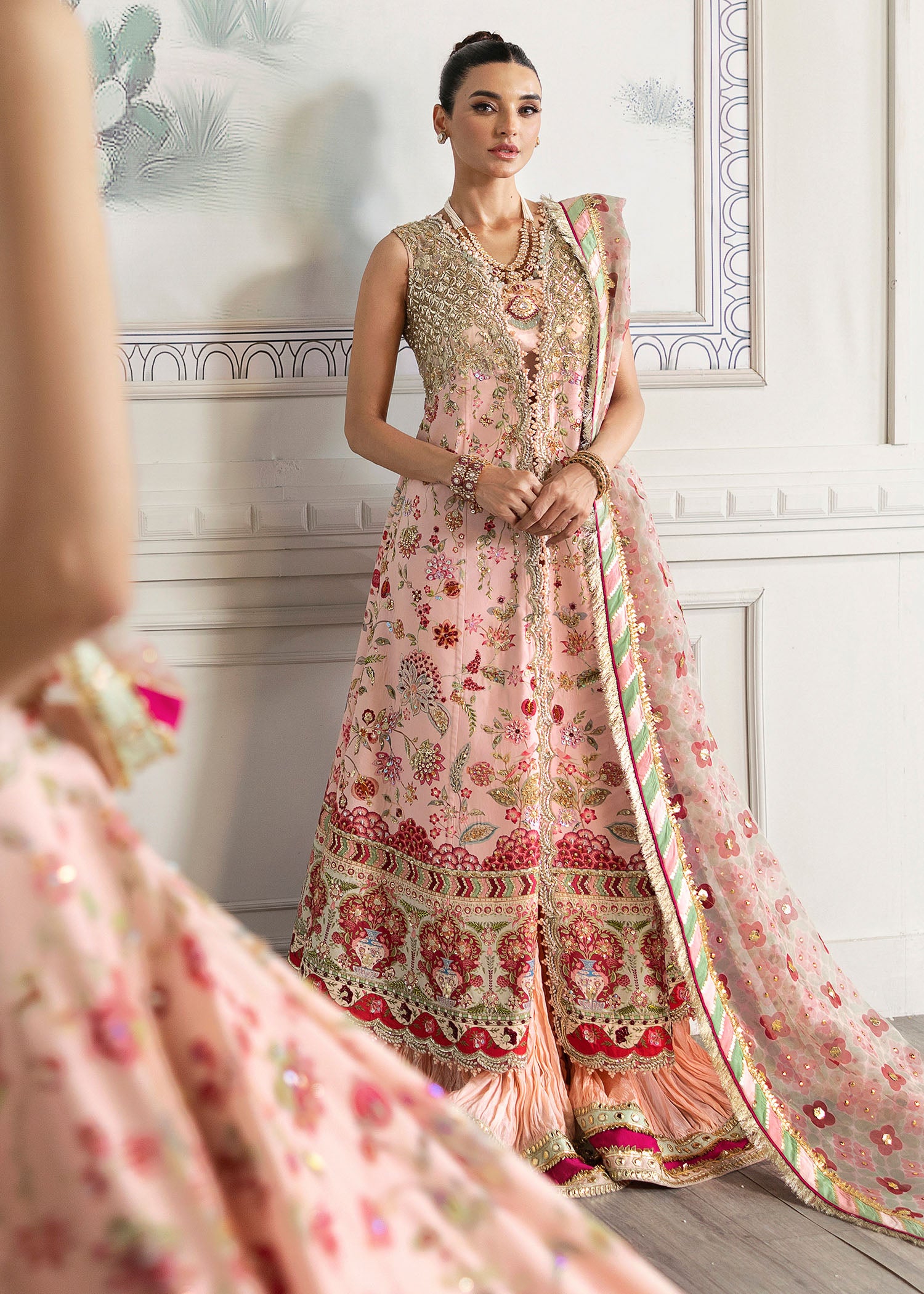 Crimson X Saira Shakira Unstitched Wedding Collection   | CW24-D6 - Image 7