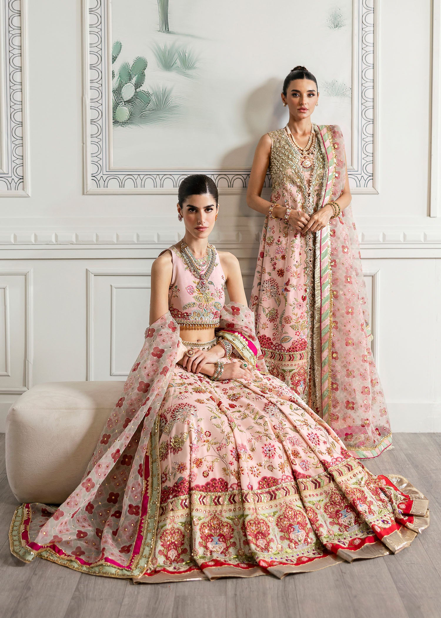 Crimson X Saira Shakira Unstitched Wedding Collection   | CW24-D6 - Image 6