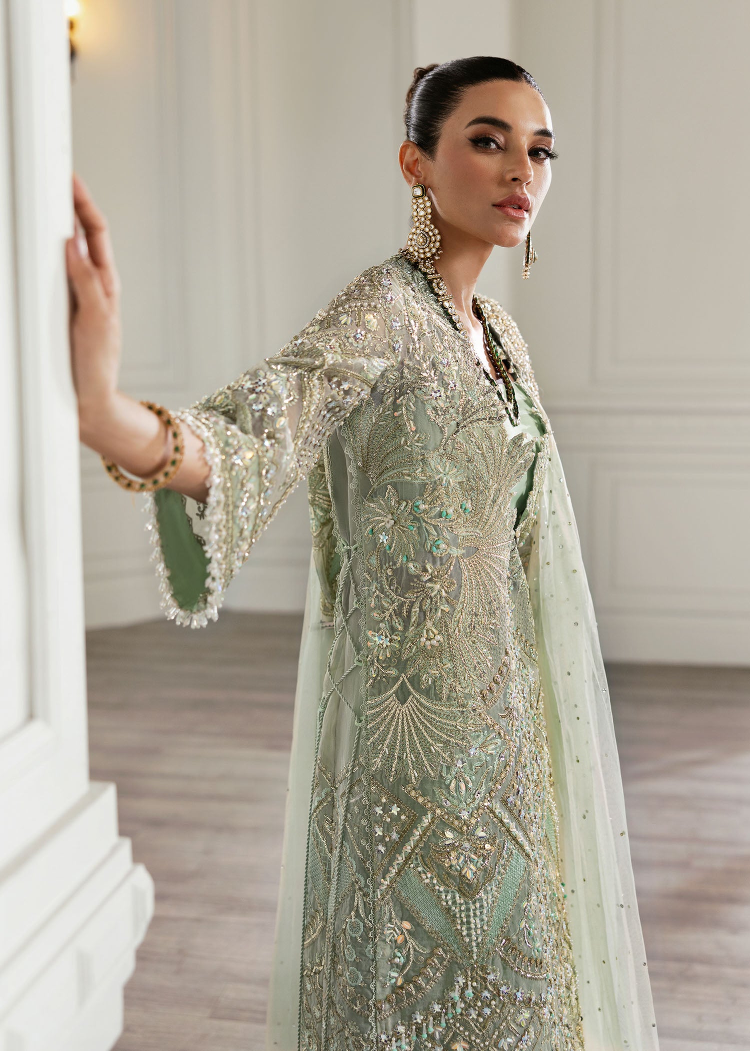 Crimson X Saira Shakira Unstitched Wedding Collection   | CW24-D1 - Image 8