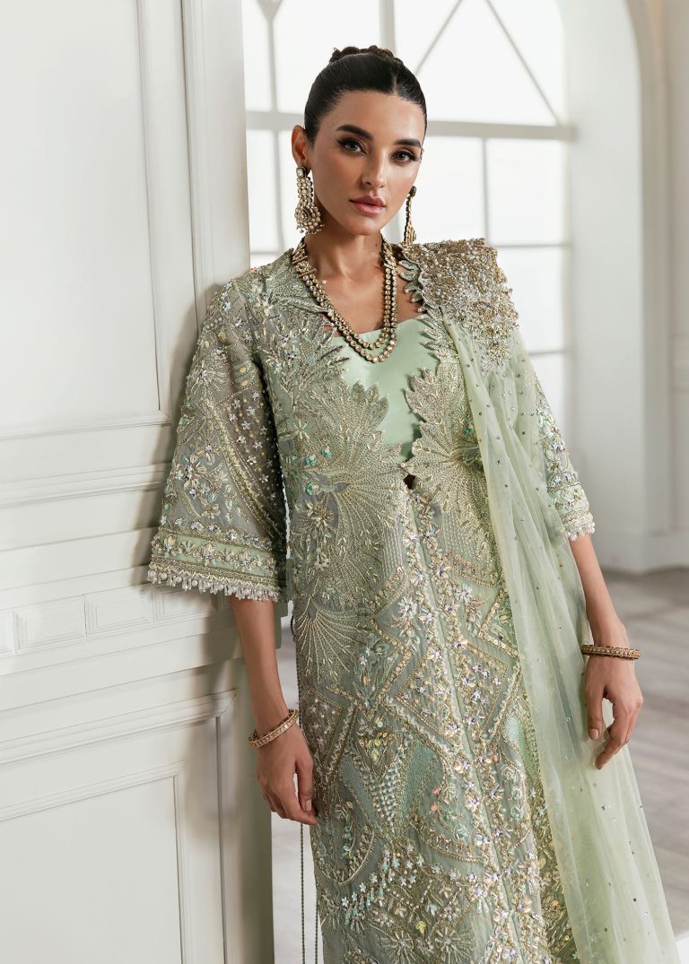 Crimson X Saira Shakira Unstitched Wedding Collection   | CW24-D1 - Image 7