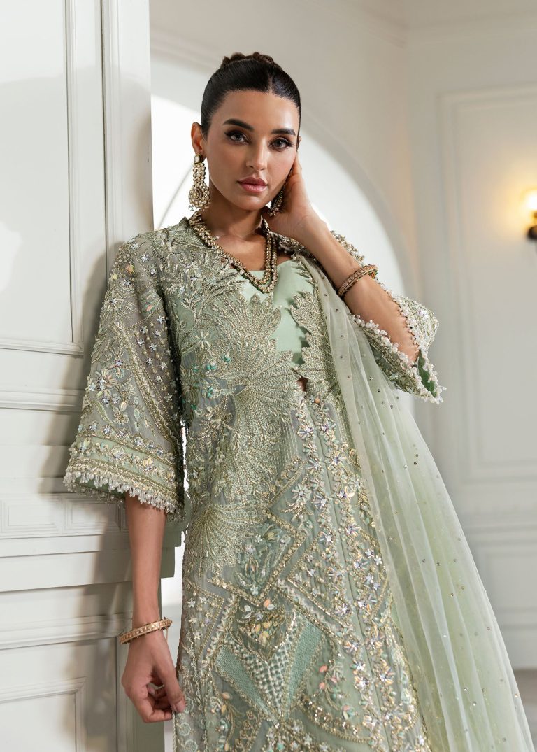 Crimson X Saira Shakira Unstitched Wedding Collection   | CW24-D1 - Image 2
