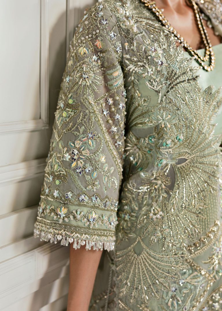 Crimson X Saira Shakira Unstitched Wedding Collection   | CW24-D1 - Image 3