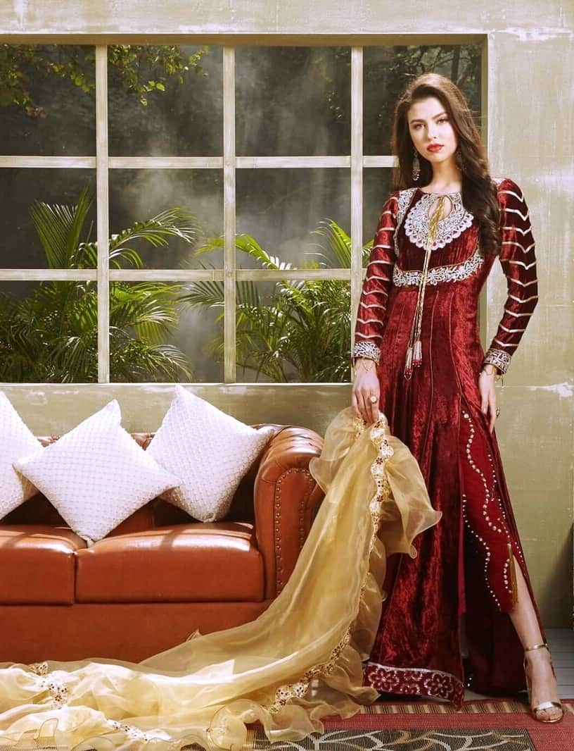 Zara Hayaat Festive Collection  - ROSE WOOD 20 W7 - Image 4